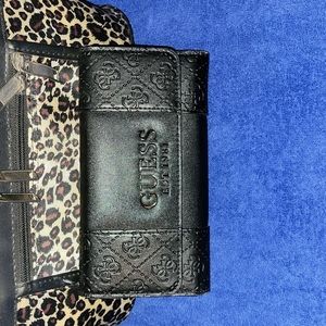 Guess black leather wallet